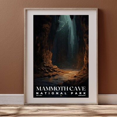 Mammoth Cave National Park Poster, Travel Art, Office Poster, Home Decor | S7 - image4